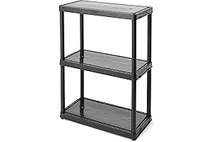 3-Shelf Fixed Height Sterilite Shelves: Enhanced Storage Solution