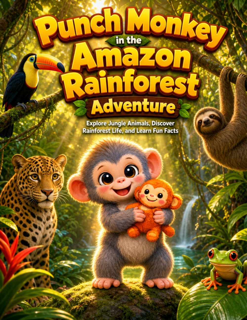 Punch Monkey in the Amazon Rainforest Adventure: Explore Jungle Animals, Discover Rainforest Life, and Learn Fun Facts for Kids (Punch Monkey’s Big Adventure)