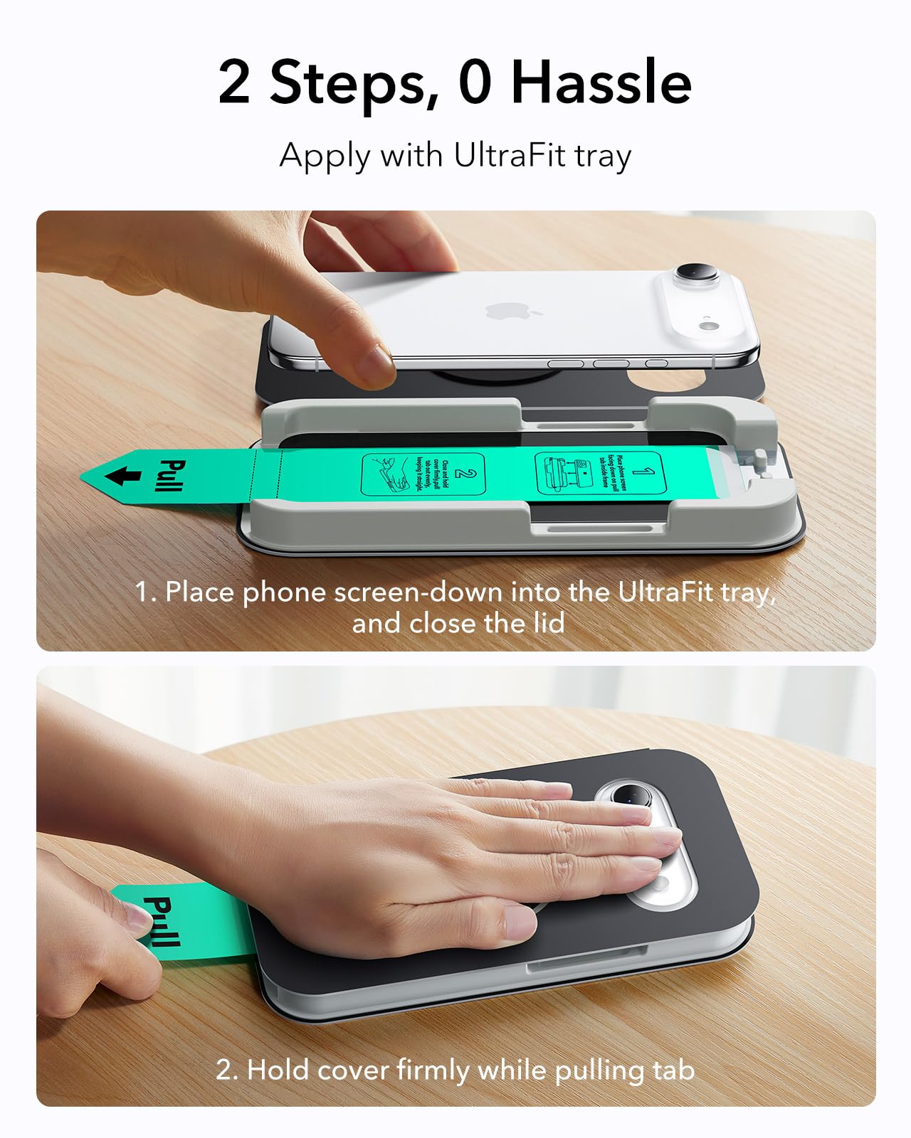 ESR Privacy Pellicola Vetro per iPhone Air, Qualità militare, Protettiva per iPhone 17 Air Infrangibili, Con durezza 9H e protezione della privacy, Complete di supporto UltraFit, 3 Pezzi