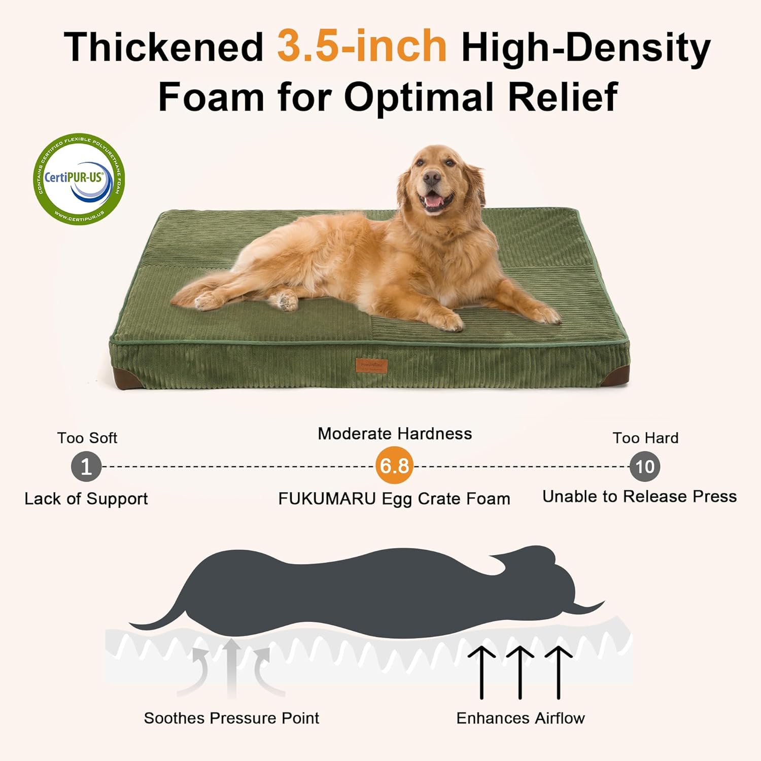 Ultimate Comfort: Review of the FUKUMARU Orthopedic Dog Bed for Happy Pups!