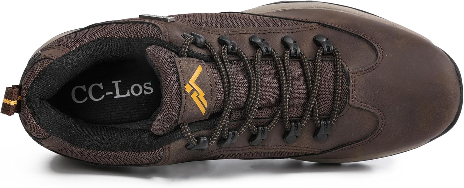 CC-Los Sneaker Herren Bequem Leichte Wanderschuhe Atmungsaktive Trekkingschuhe Braun 40 - Image 3