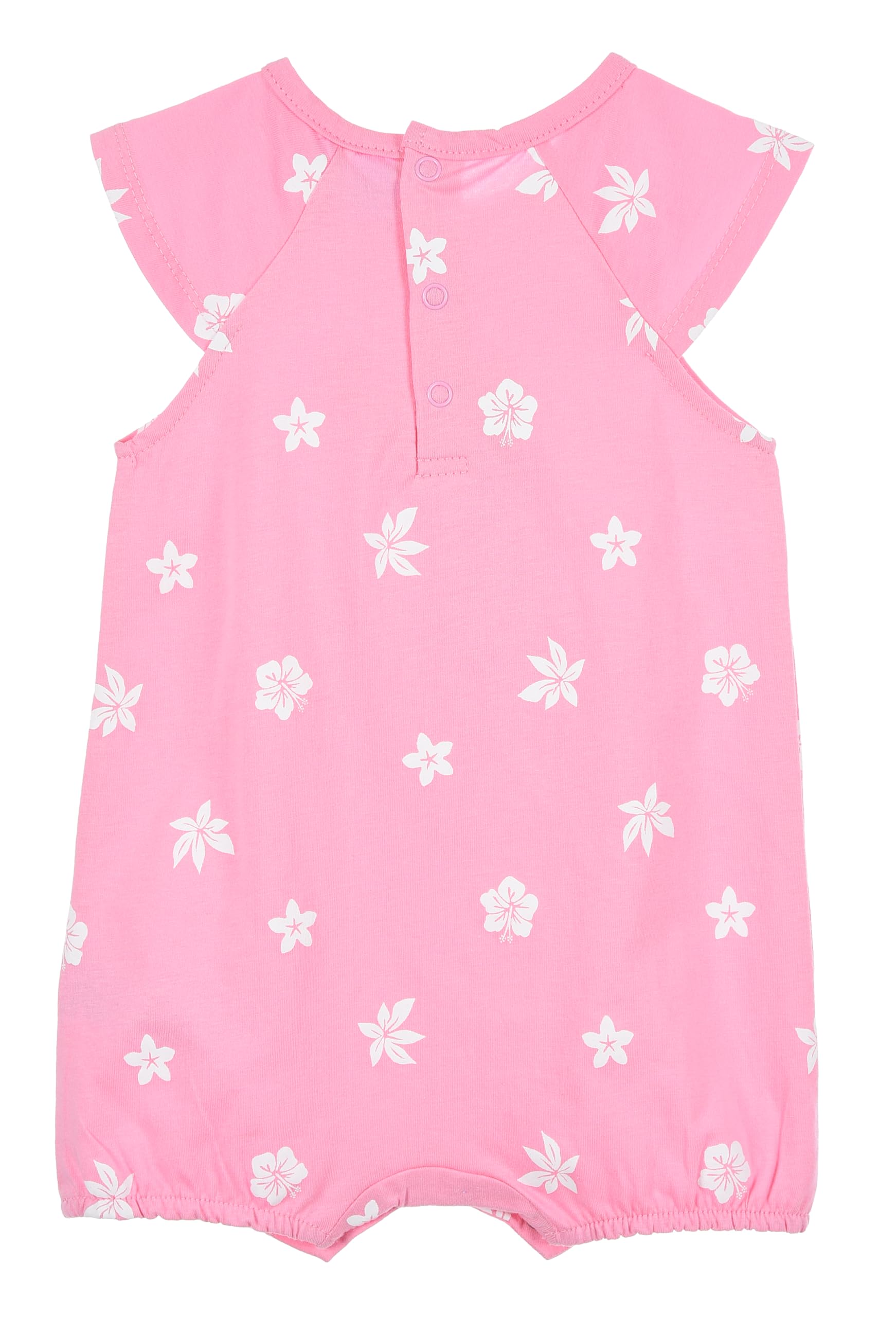 Disney Stitch et Angel T-Shirt et Short pour Bébé Fille, Conception 'Aloha' Pyjama Ensemble pour Bébé Fille, Tailles 6 à 24 Mois (FR/ES, Âge, 12 Mois, Rose)