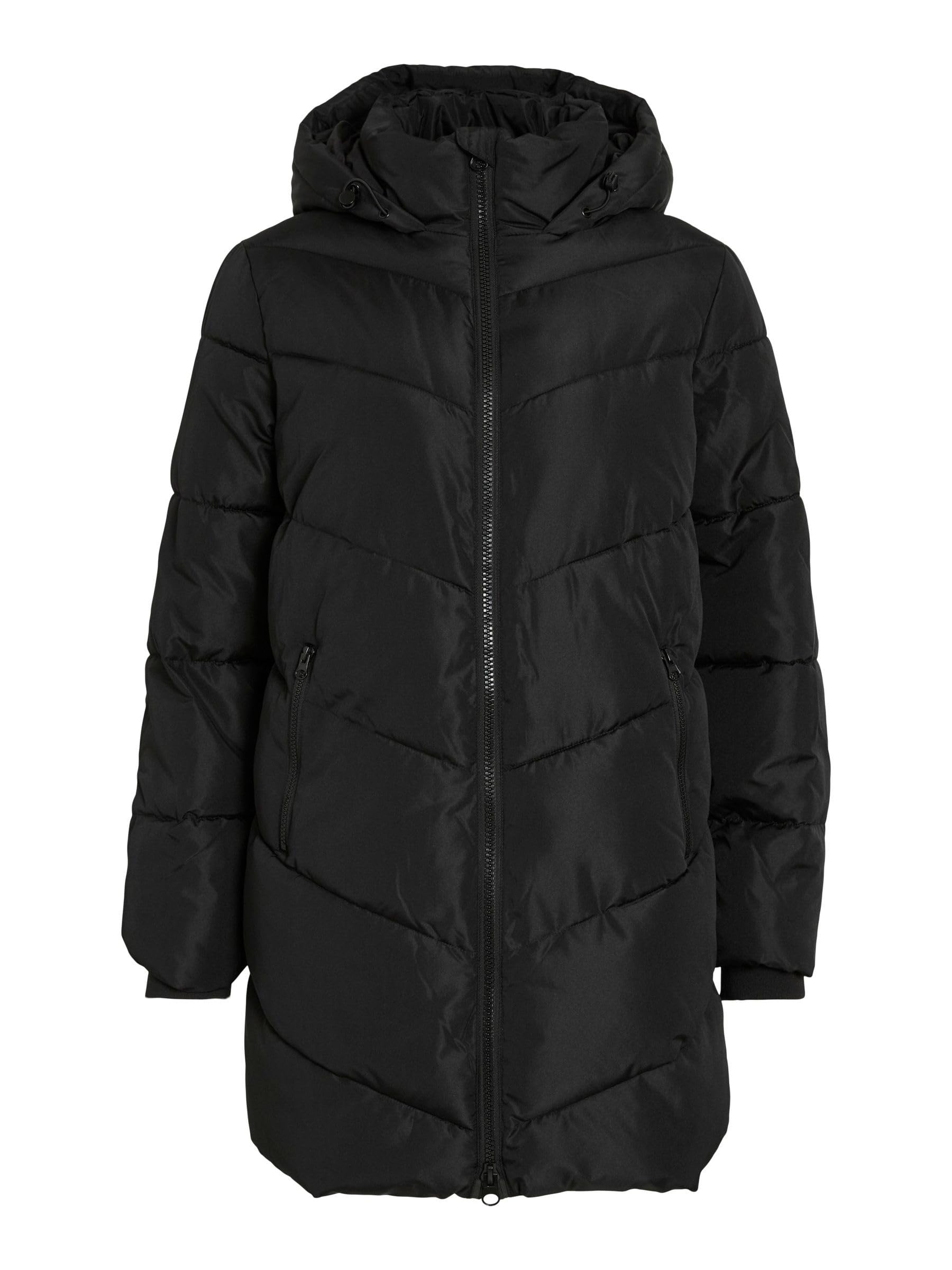 Vila Vimilja Noos Padded Coat, black beauty, 14