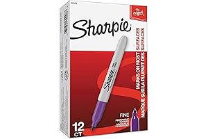 Exceptional Purple Sharpie Fine Point Permanent Markers: Precision and Perfection
