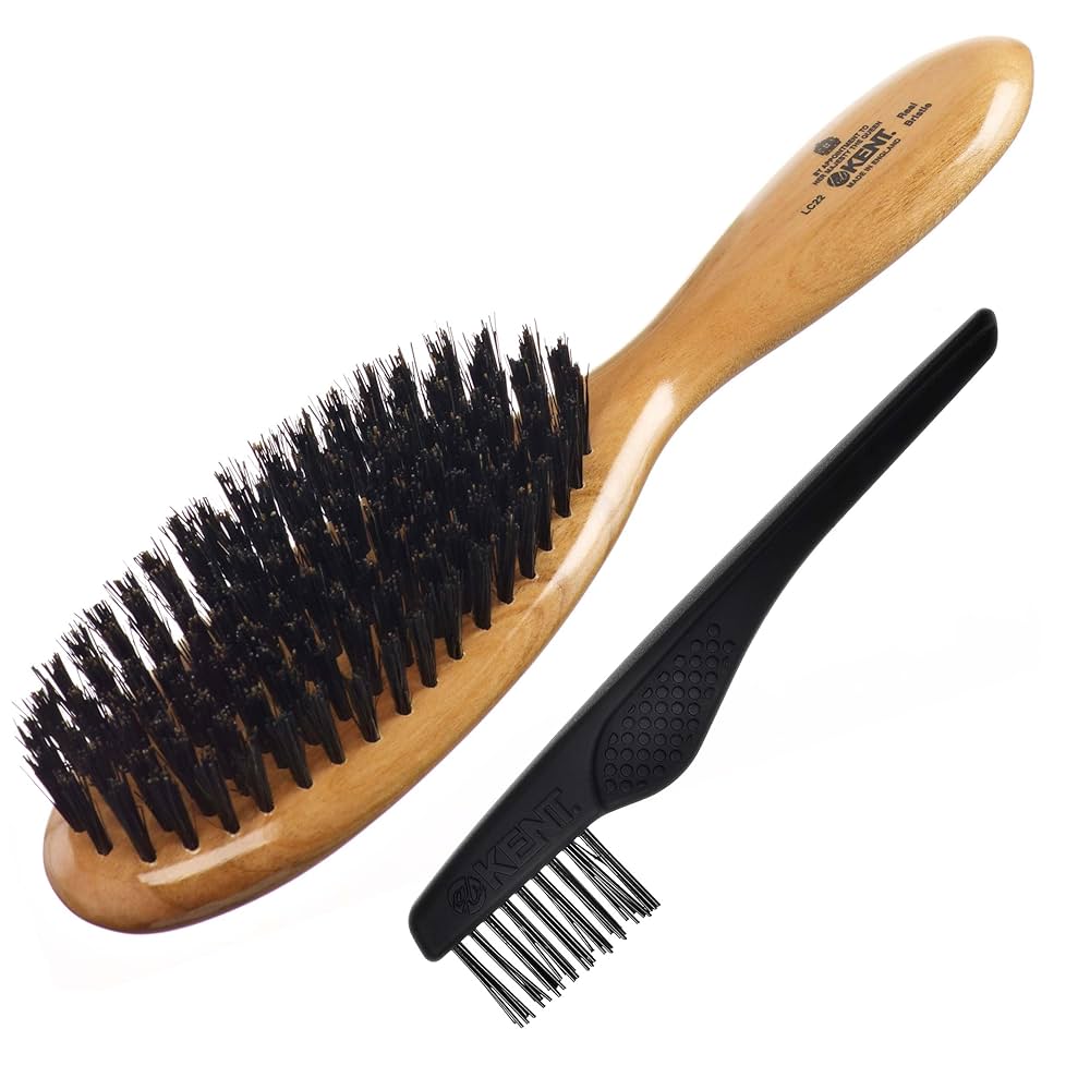 KENT ケント レディース 長円形 ハンドメイド ヘアブラシ サテンウッド KENT ケント レディース 長円形 ハンドメイド ヘアブラシ サテン