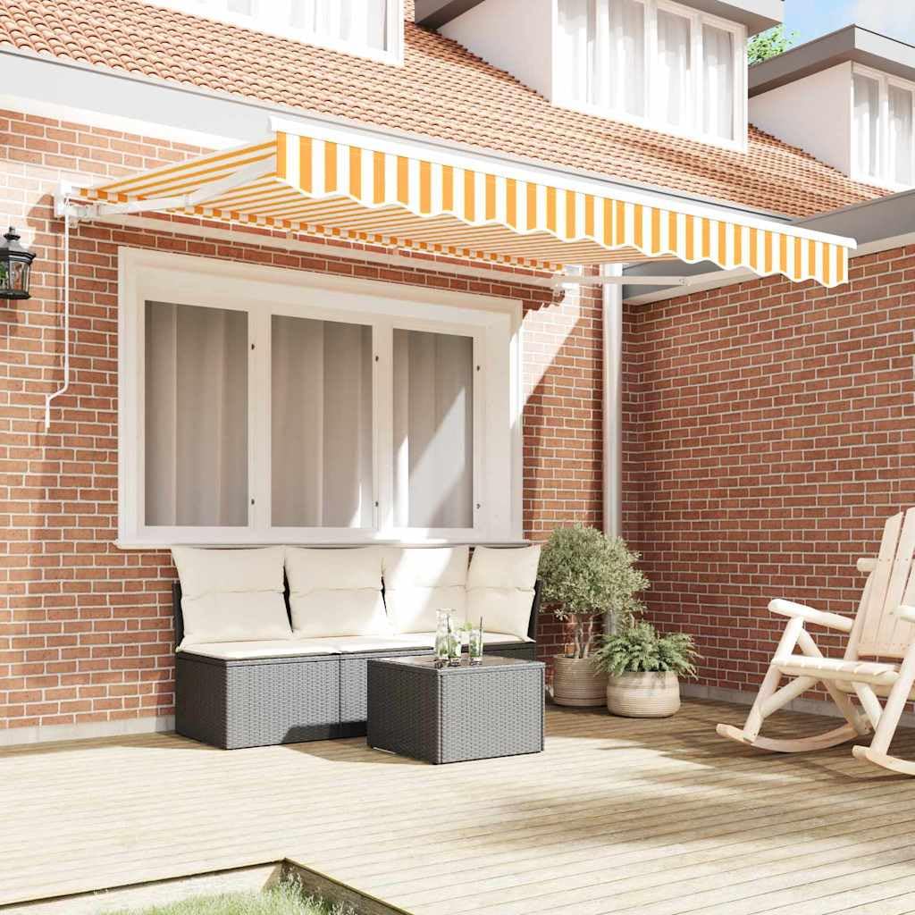 Struttura della tenda parasole retrattile da esterno 250x200 cm in alluminio resistente alle intemperie con tessuto UV resistente per giardini e terrazze con controllo manuale o telecomando