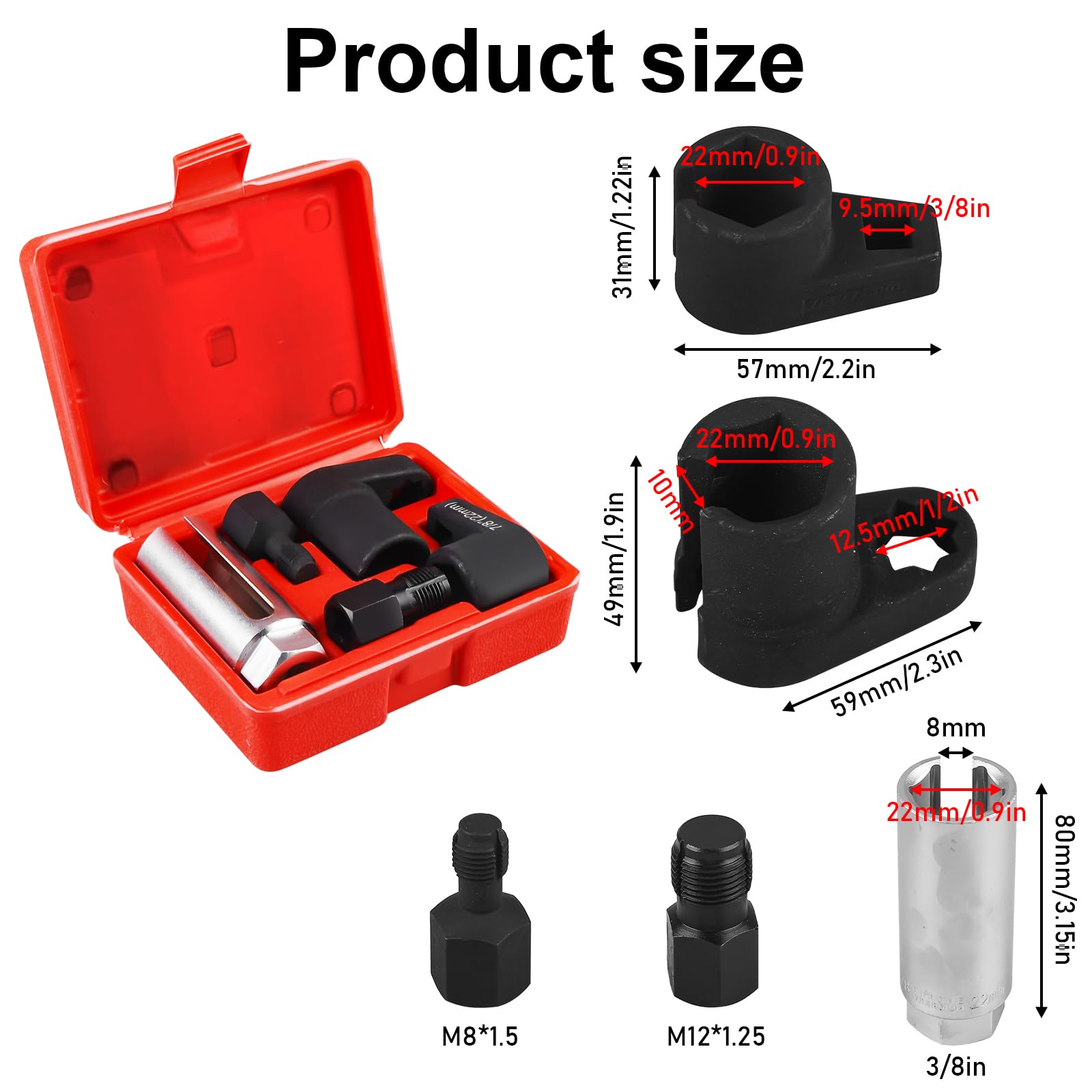 Image secondaire de Lot de 5 douilles pour sondes lambda - Entraînement 1/2