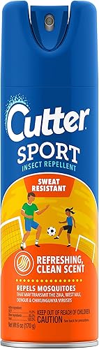 Cutter Sport Repelente de insectos 15 % DEET en aerosol aerosol, 6 onzas disponible en Yaxa Colombia