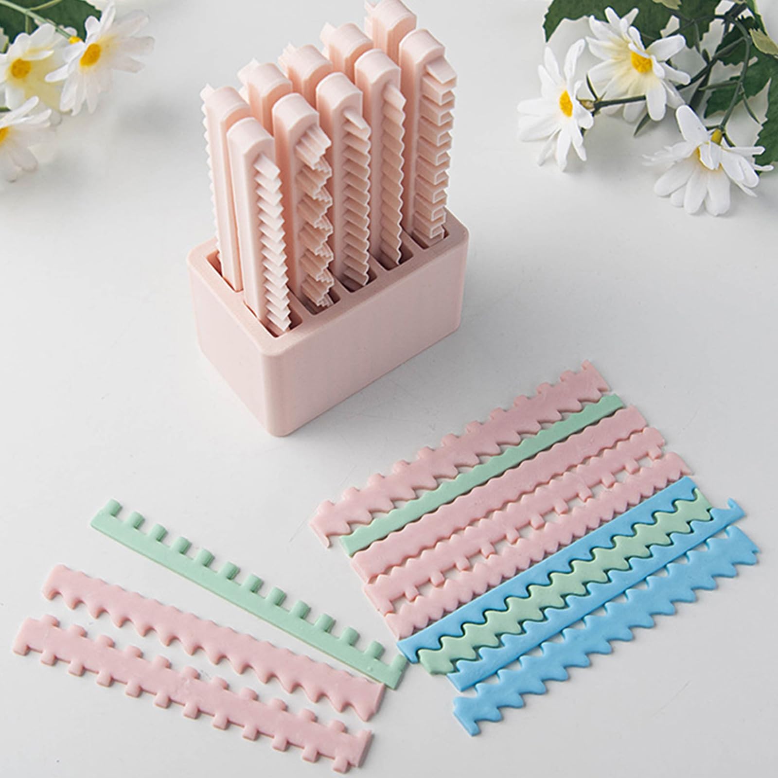 Lot de 10 emporte-pièces en argile polylactique de qualité alimentaire pour boucles d'oreilles, breloques et autres outils de fabrication de bijoux