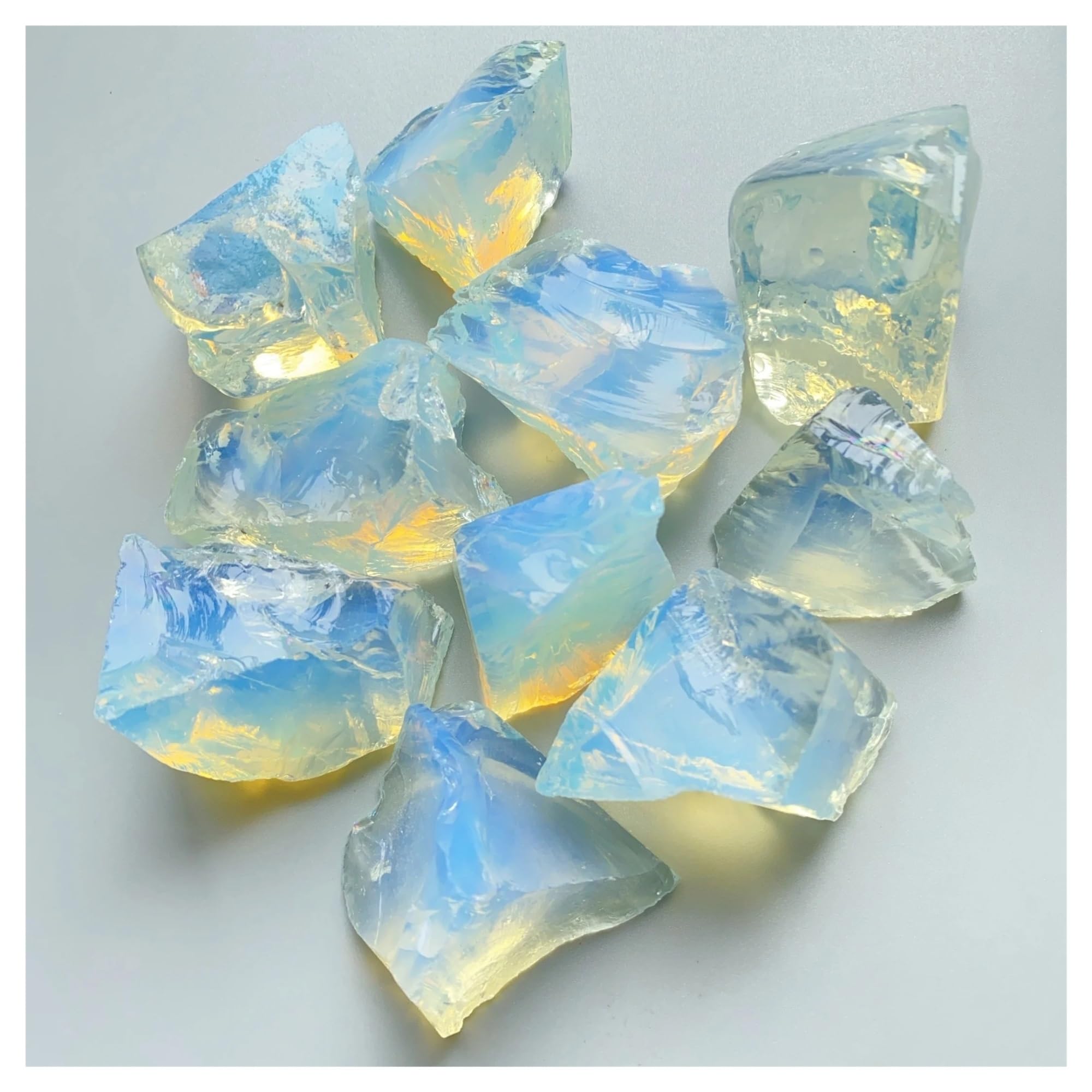 AARTERZZA 100g Glittering Raw Opal Rough Stones