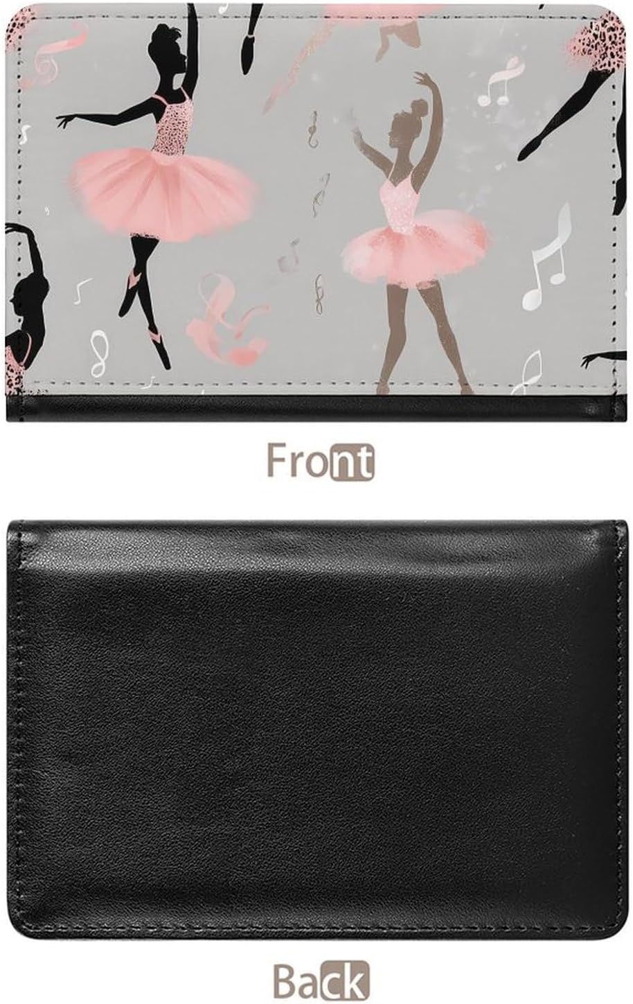 Music Dance Ballet Dancer Fashion Passport Card Holder Cover Case Travel Essentials Wallet Unisex image 3
