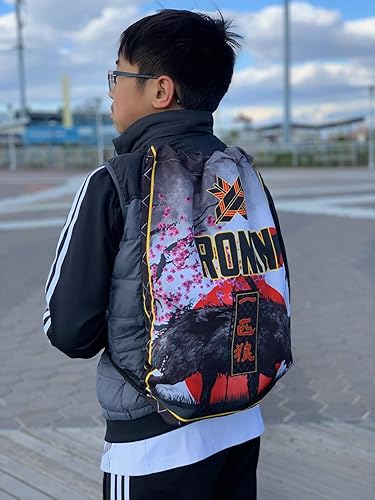 Miniatura 4 de Bolsa Gi - Perfecto para almacenar Judo, Taekwondo, BJJ o Karate Uniformes Capacidad Gi Bag - Diseño de lobo solitario por Ronin