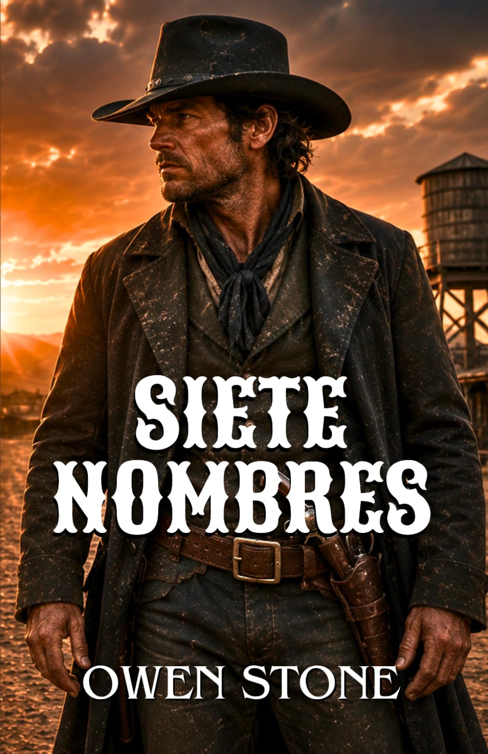 Siete nombres: Una novela del oeste y venganza un crudo western noir en la frontera (Las aventuras de Owen Stone en el Viejo Oeste)