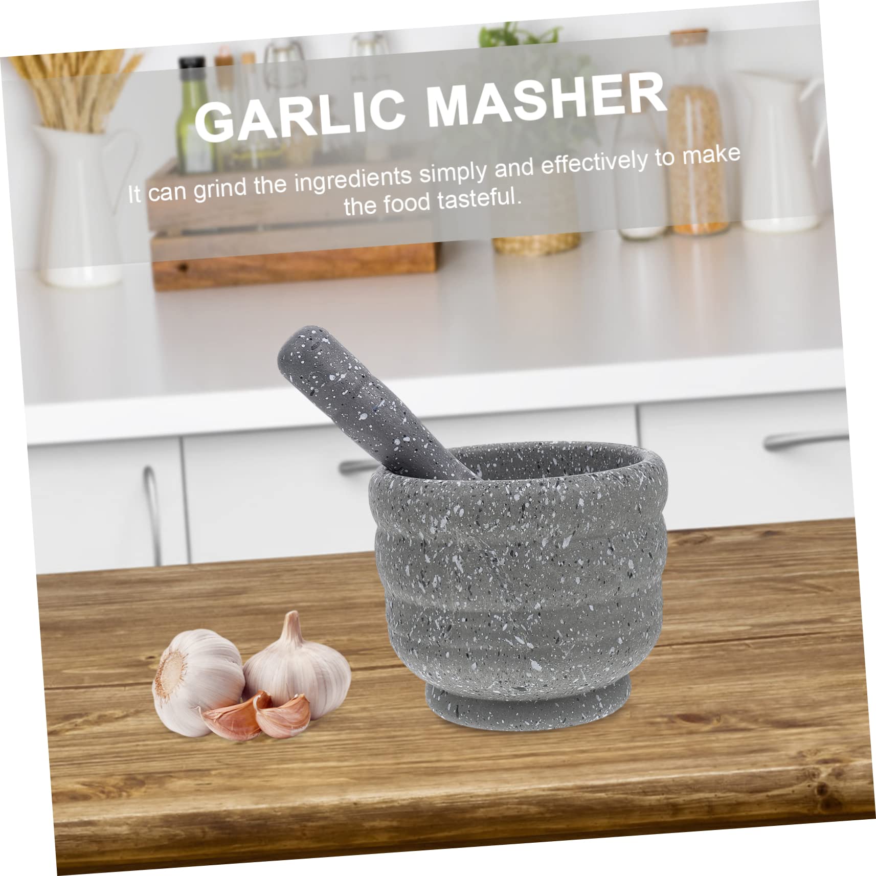 GRIRIW 1 Set Garlic Press Manual Kitchen Gadget for Easy Grinding of Garlic Spices and Nuts and Easy to Clean for Cooking and Housewarming High