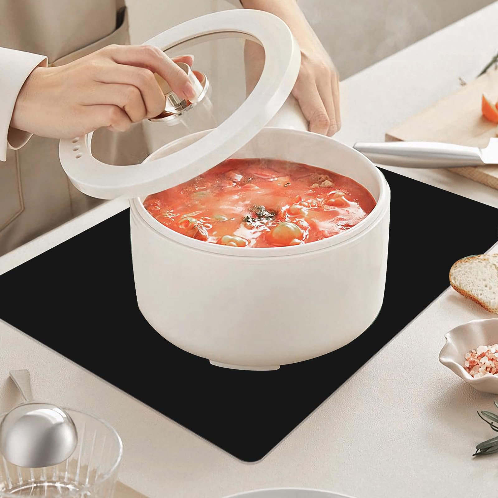 Silicone Placemats, Food-Grade Non-Slip Waterproof, Dining, Countertop Protector, Kitchen Counter Mat, Heat Resistant, Baking mat Dishwasher Safe