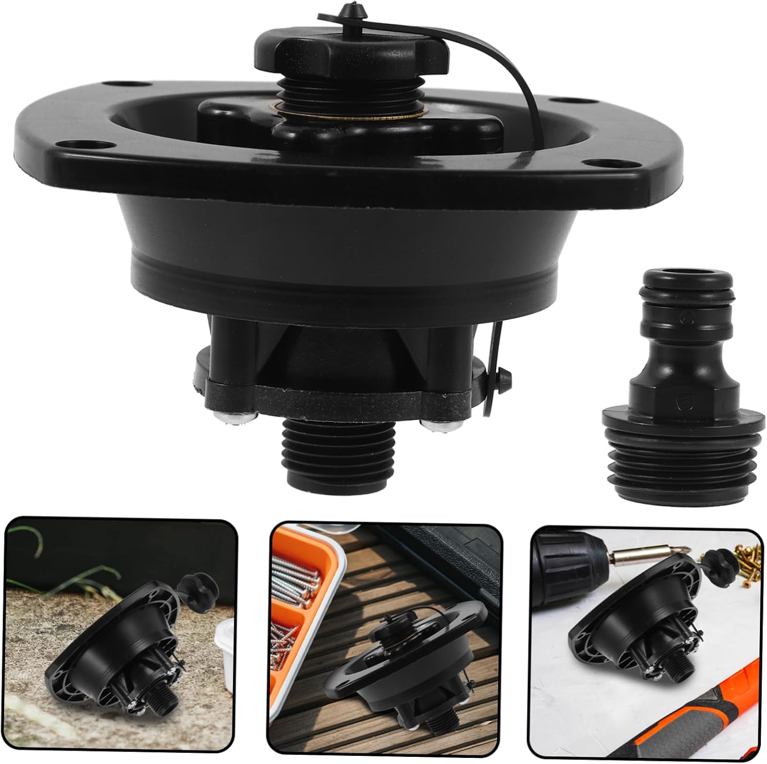 Rv Water Fill Port Adapter Rv Water Hose Connector Flush Inlet for Rvs Campers