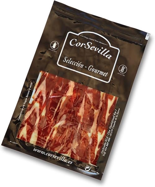 Sobres individuales de Paleta Ibérica de Bellota CORSEVILLA, listos para atemperar y disfrutar.