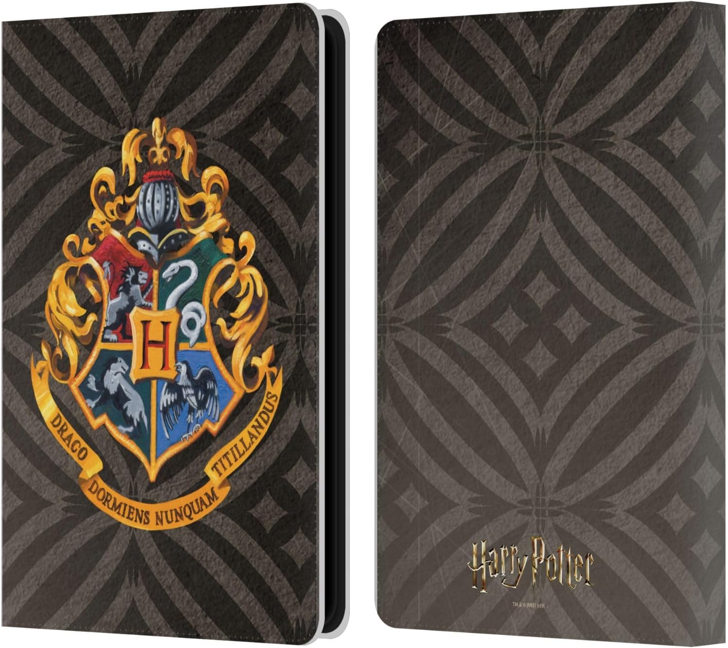 Head Case Designs Officially Licensed Harry Potter Hogwarts Crest Prisoner of Azkaban I Leather Wallet Case Compatible with Amazon Kindle Paperwhite 6
