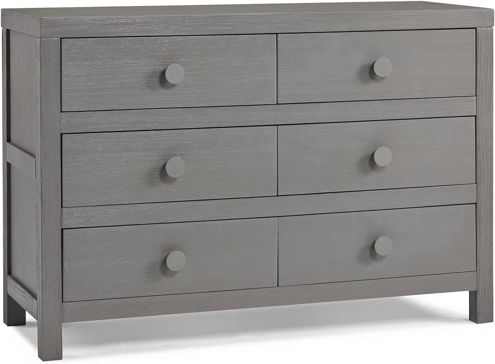 Ti Amo Castello RTA Double Dresser, Wire Brushed Grey