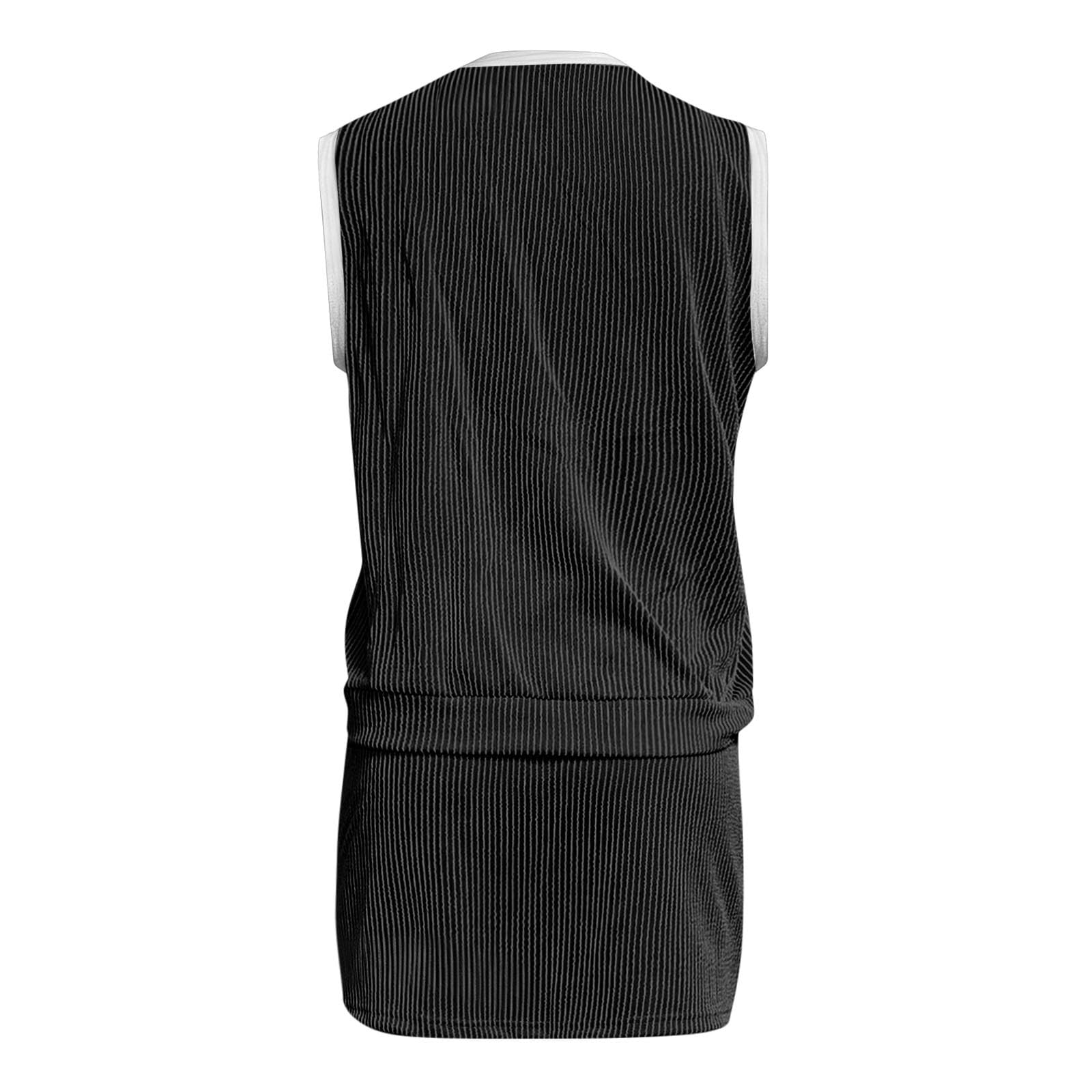 Generisch Zweiteiliges, Sportliches Outfit: Geripptes Stricktop Und Gefütterter Rock Mit Schlitz, Bequeme Activewear, Figurbetonter Tennisrock, Lässiger Trainingsanzug