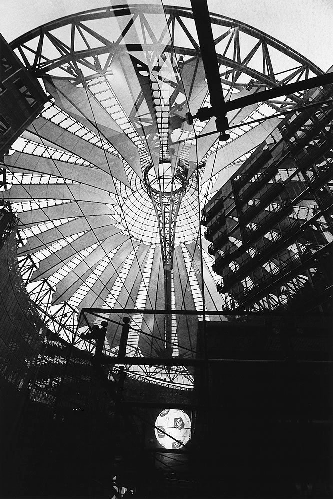Photographie Noir/Blanc Sony Centre Berlin Poster Photo Déco Urbaine