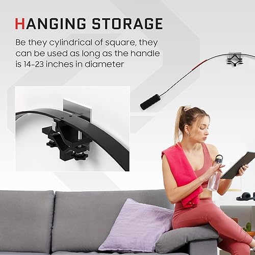 Miniatura 4 de Soporte para pistola de masaje mejorado, soporte de pistola de masaje de percusión para espalda, compatible con la mayoría de pistolas de masaje,