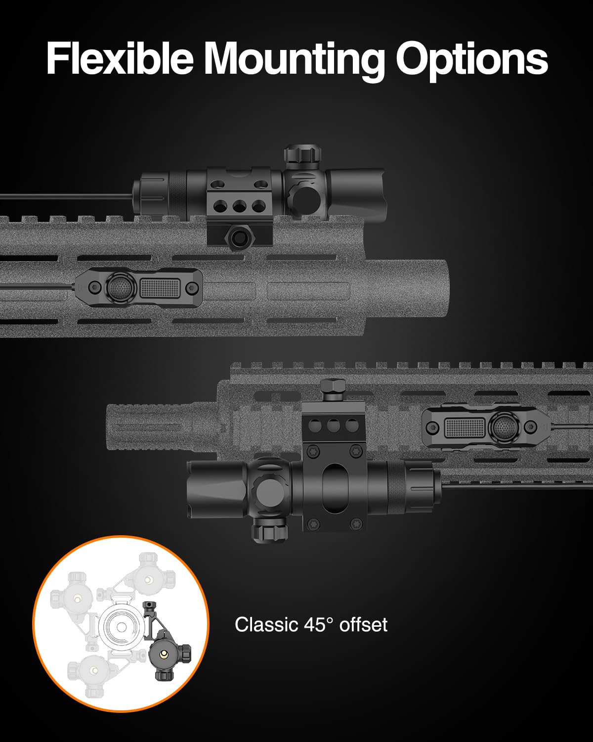 Darkfang viseur Laser Vert pour Faisceau Laser Tactique Picatinny