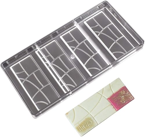 Grainrain Policarbonato chocolate molde policarbonato chocolate barra molde 4 cavidades