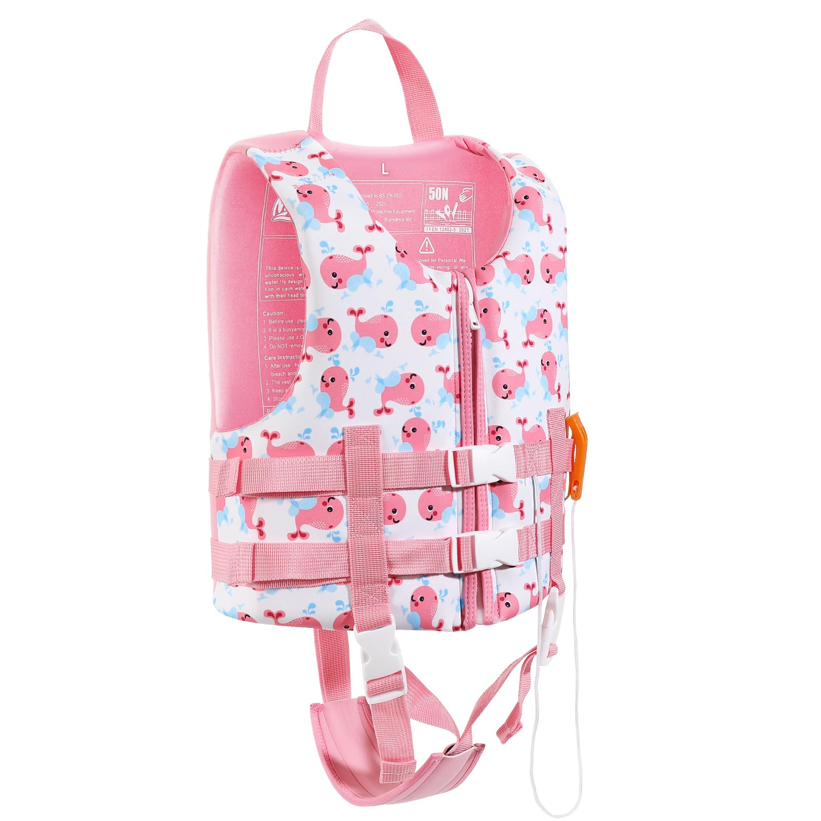 MoKo Swimming Vest for Kids 46-77 lbs, Clearance Children Swim Vests Water Activity Equipment Cute Pattern Watersports Swimming Device for Toddlers