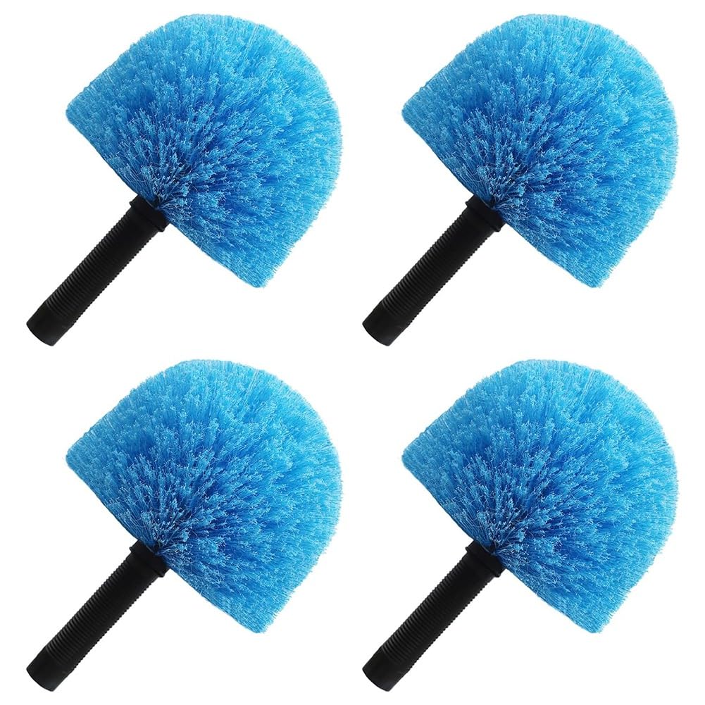 UDSKNV[KSL On Spider Web Brush for Outdoor Ceiling Brush Spherical Shape Cobweb Duster Brush Head Only Corner Dusting Brush for Outdoor & Indoor Cleaning Fits Standard 3/4 Inch Threaded Poles