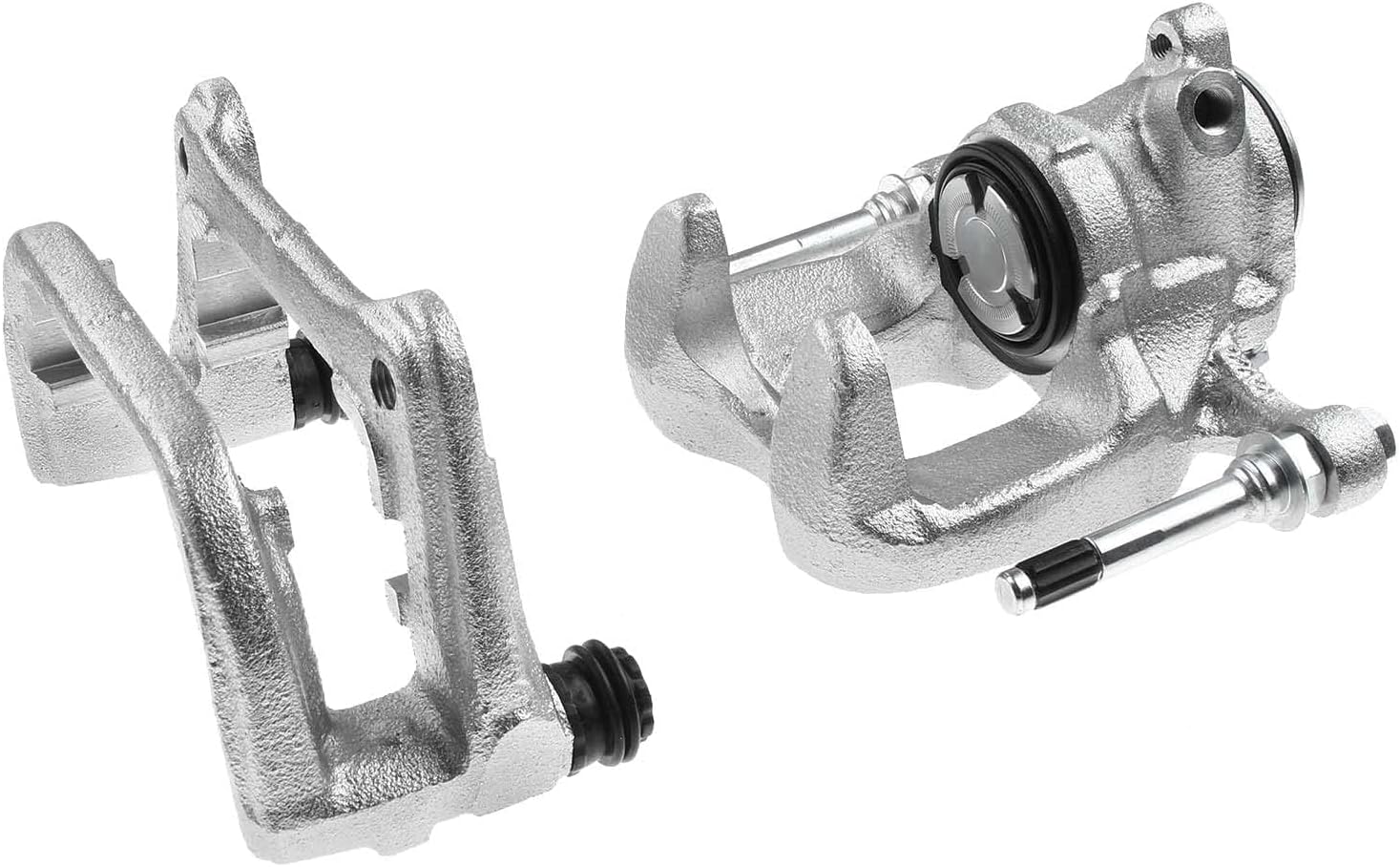 A-Premium Disc Brake Caliper Assembly with Bracket Compatible with Select Fiat and Jeep Models - 500X 2016-2019, Renegade 2015-2019 - Rear Right Passenger Side