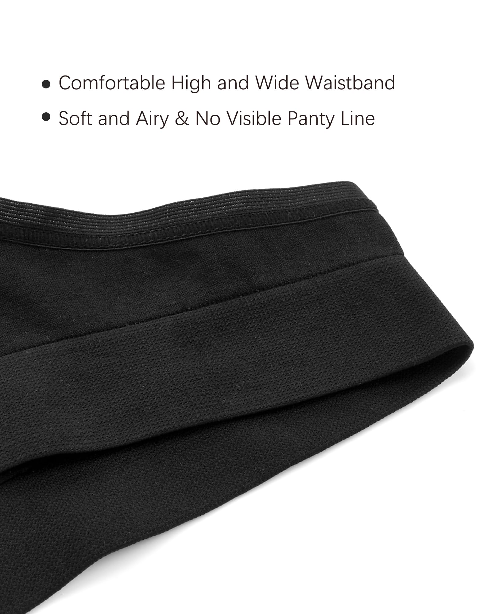 VOENXE Slip Perizoma da Donna A Vita Alta,Senza Cuciture Tanga,Mutande Invisibili Brasiliana Microfibra Intimo Mutandine, Perizomi Mutanda Invisibile,String Thong Elasticizzato Culotte,Pacco da 5