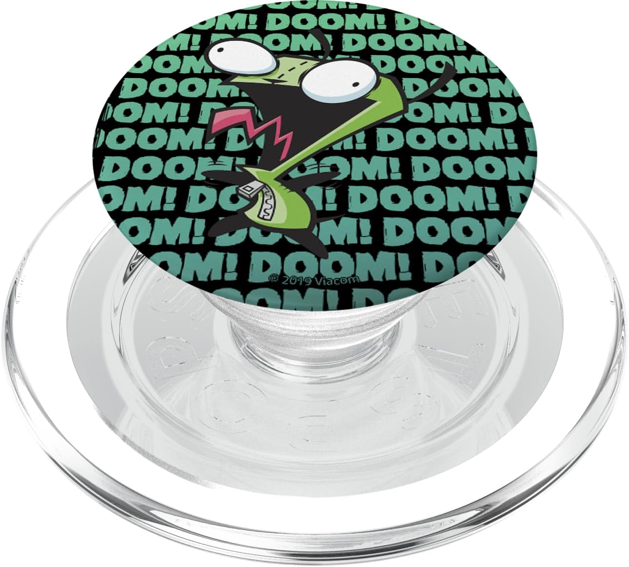 Invader Zim Gir Doom Portrait PopSockets PopWallet for MagSafe