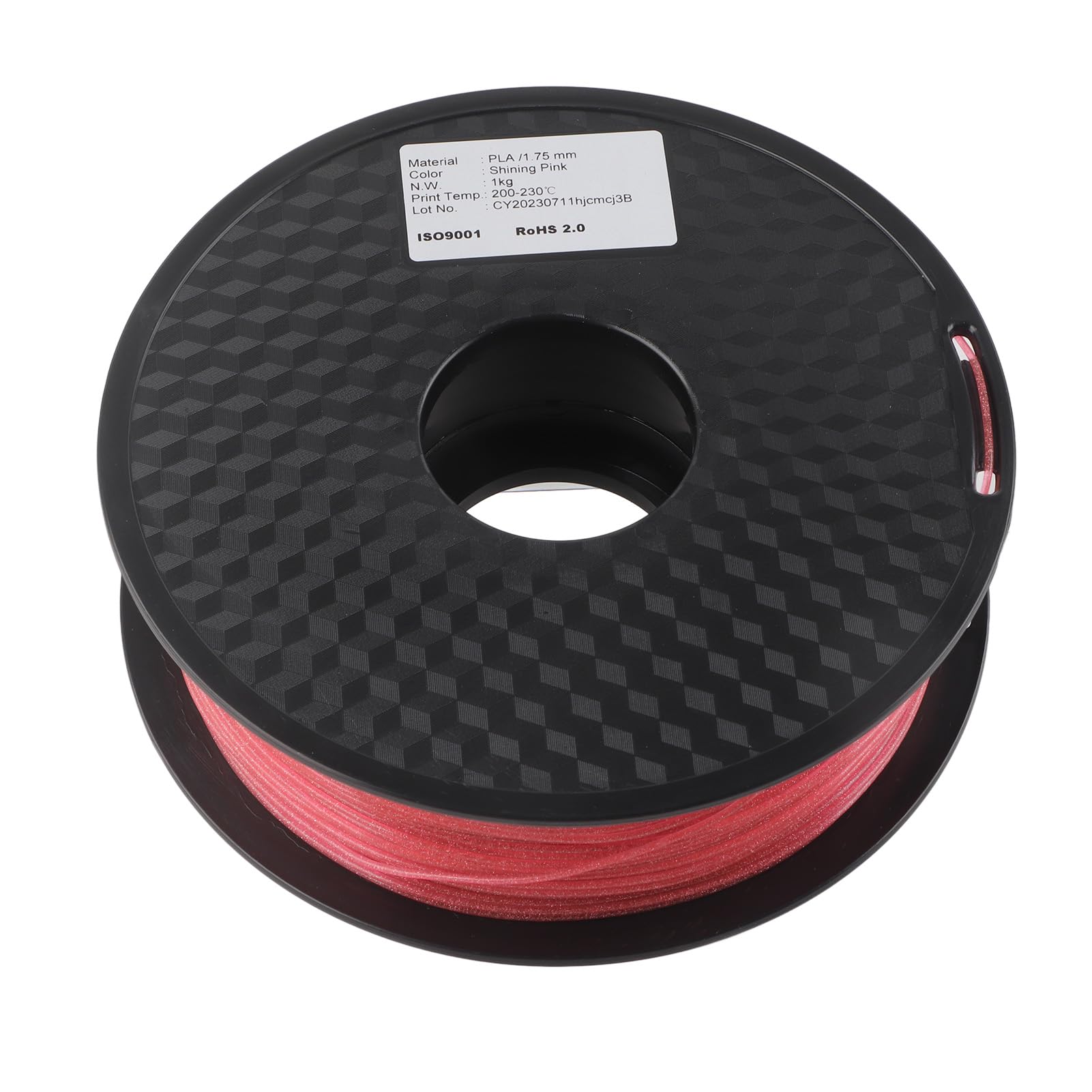 1,75 mm Filament do drukarki 3D Brokatowy różowy PLA Jedwabny materiał eksploatacyjny do drukowania Wysoka wytrzymałość Brak wypaczeń Gładkie podawanie dla entuzjastów i