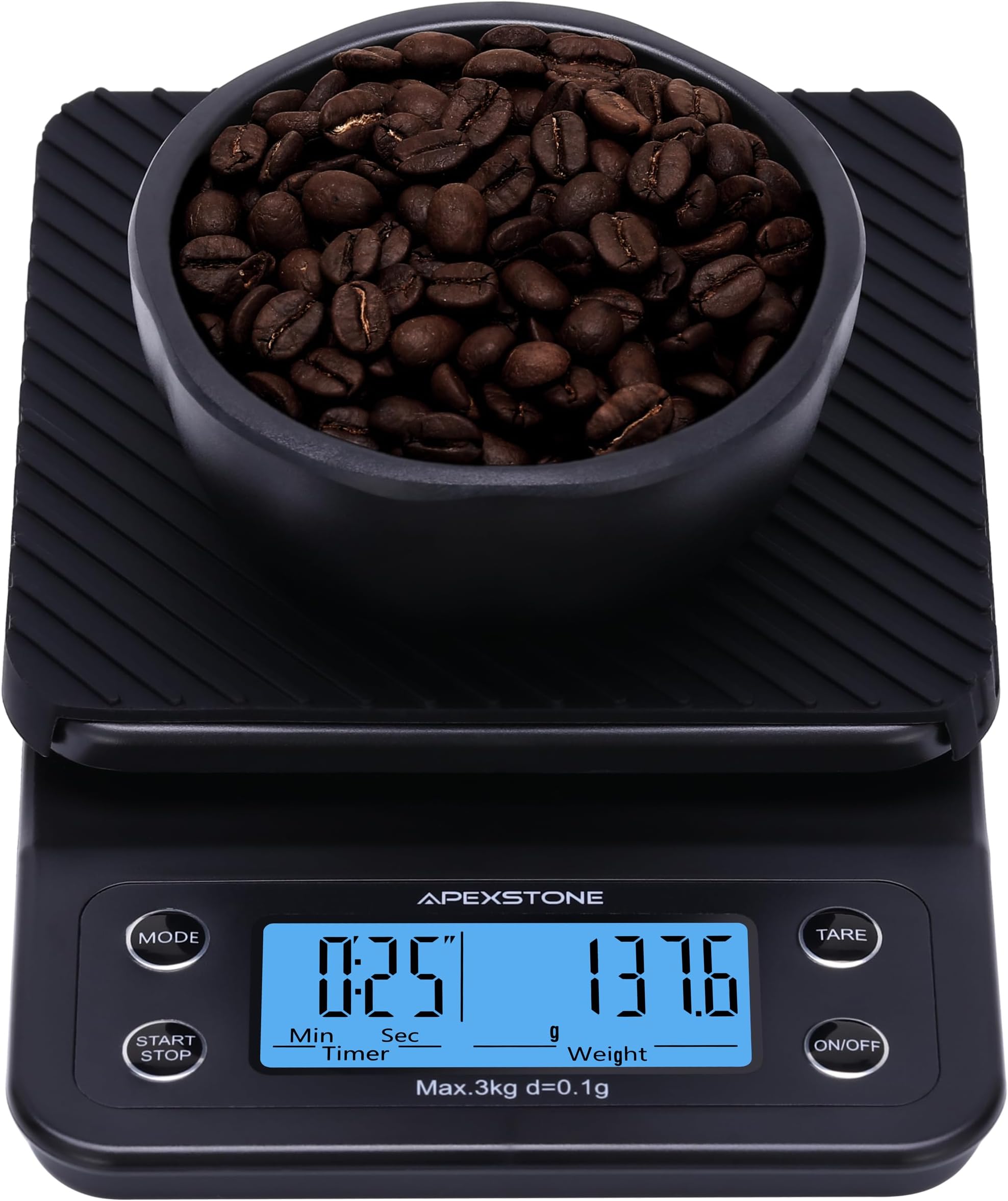 Coffee Scale with Timer, Espresso Scale with Timer, Espresso Coffee Scale with Timer for Pour Over Coffee (Batteries Included)