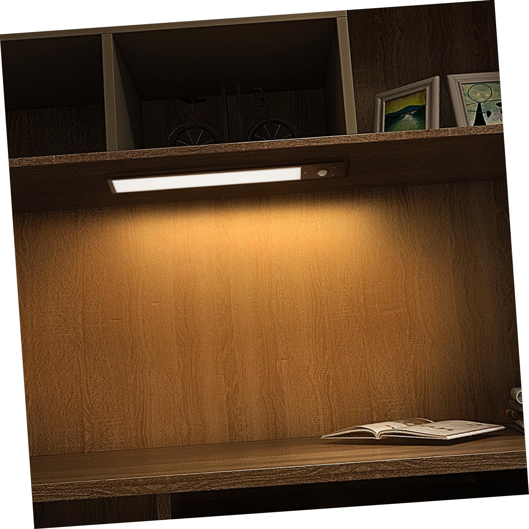 NUOBESTY 4piezas Luz Led Para Gabinetes Cocina Tiras Sensor Movimiento Iluminación y Duradera