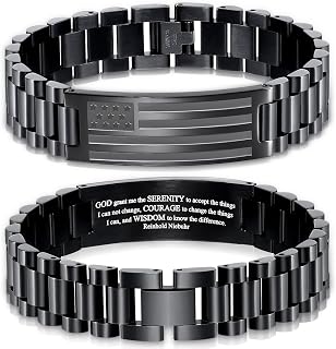 American Flag Bracelets Christian Christma Gifts for Men