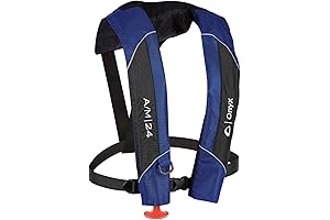 Onyx M16 Automatic/Manual Inflatable Life Jacket, Blue