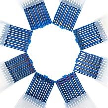Haste de soldagem Profissão Eletrodos de Tungstênio Eletrodos de Soldagem WT20 WP WC20 WL20 WL15 WL10 WZ8 WES Haste de Soldagem de Argônio Haste de Soldagem a Arco (Tamanho: 1,0 mm x 150 mm, Cor: WP-verde)