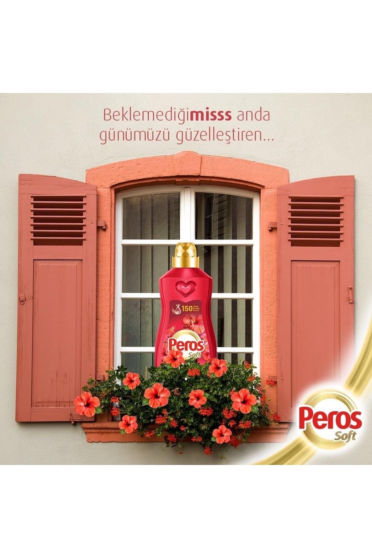 Peros 2Li-Konsantre Yumuşatıcı Amber Çiçeği & Sandal 1440 Ml X 2 Adet