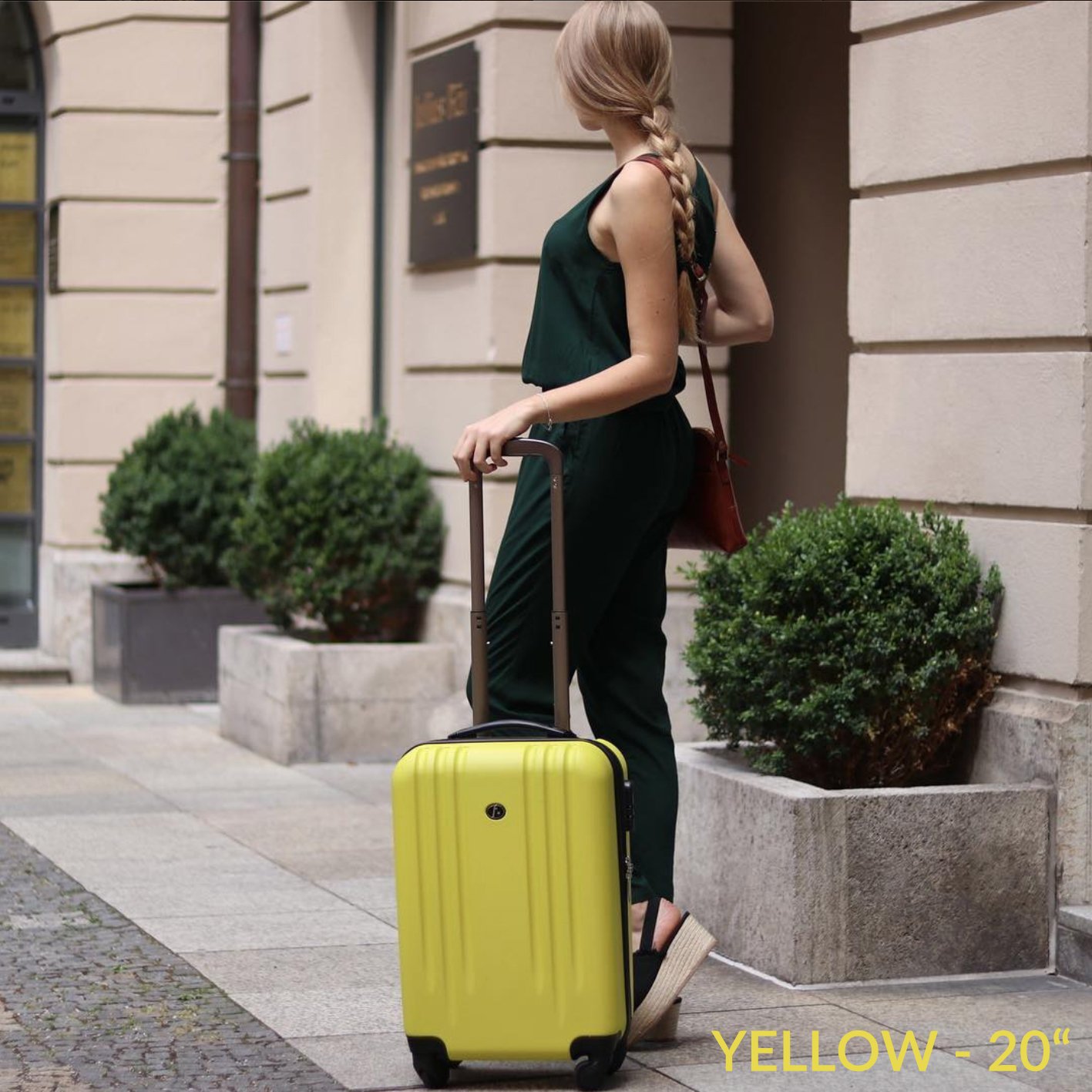 FERGÉ Set valises Trolley Marseille | Bagages Rigide 4 Roues 360 degrés |Valises Voyage léger Vacances