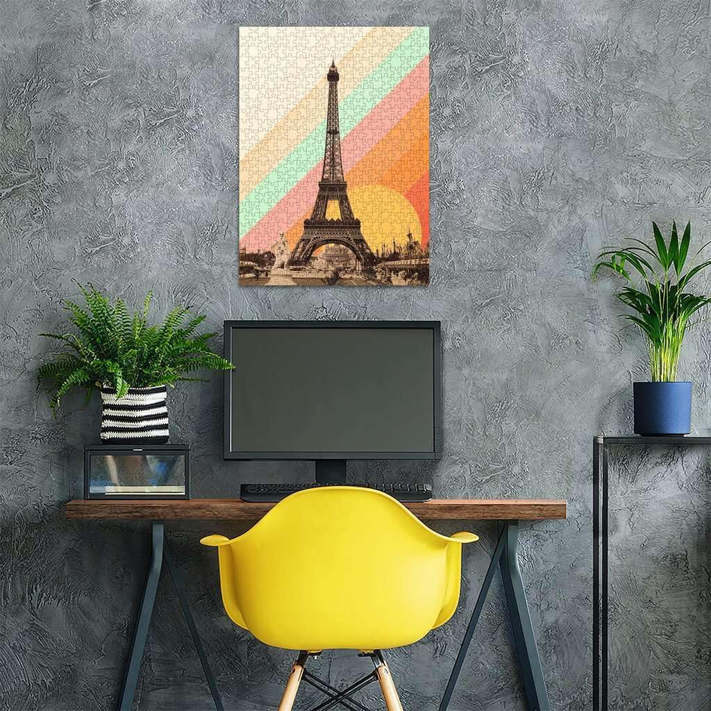 Ravensburger Paris Rainbow 500 Piece Jigsaw Puzzle – Bright City of Lights Skyline, Relaxing Escape for Adults & Families