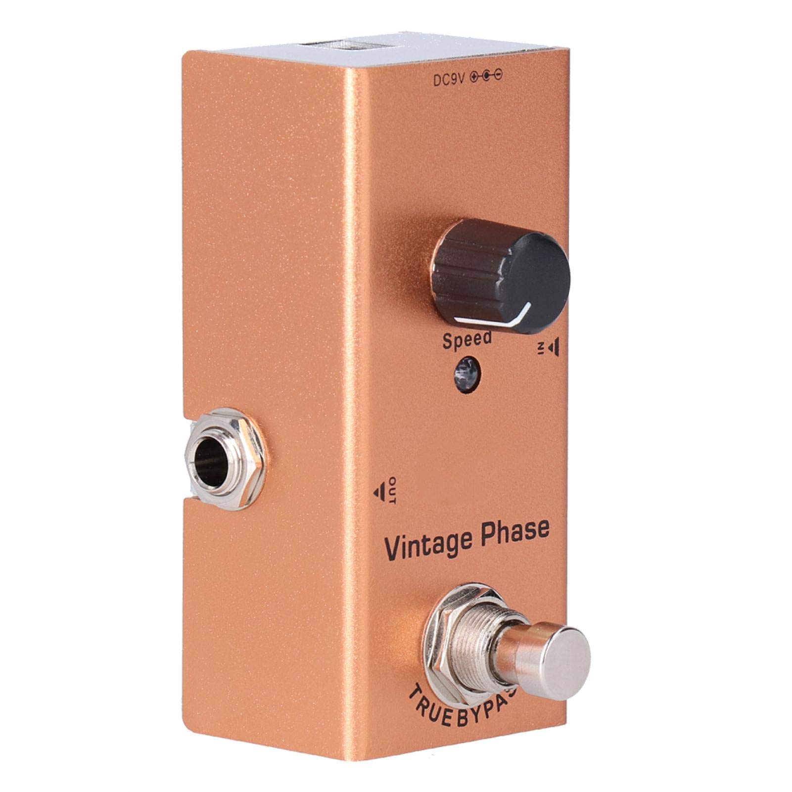 Pédale d'effet de guitare électrique, mini phase vintage, pédale d'effet de phase vintage, mini phaser unique, pour guitare accessoires d'instruments de musique Performance