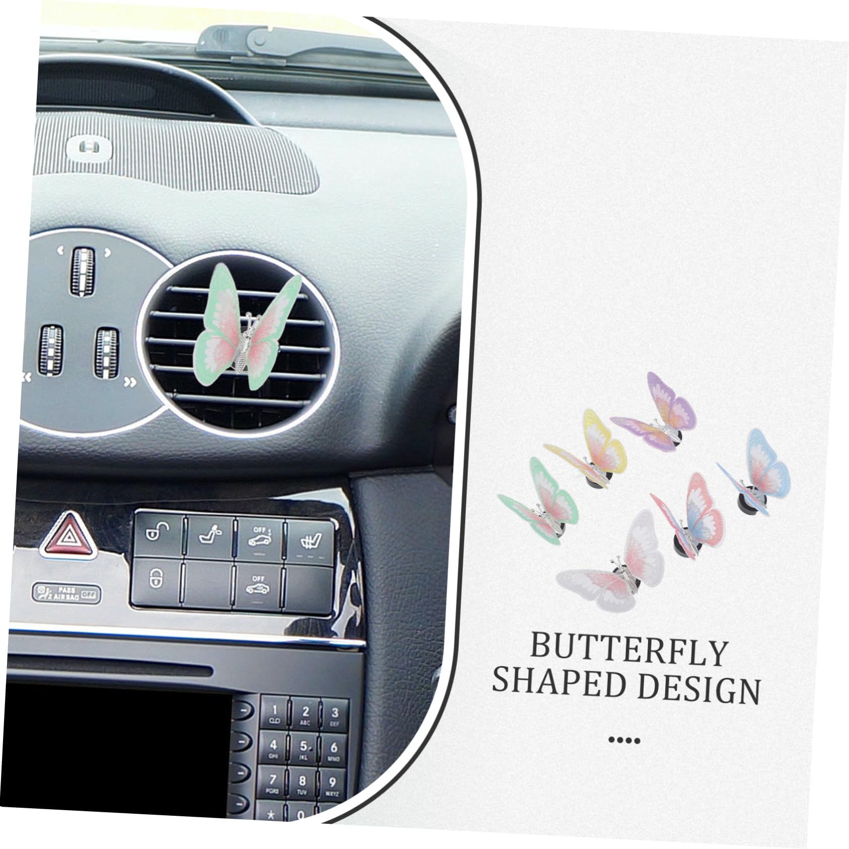 24pezzi Clip Per Bocchette Ventilate Per Auto Decorazioni e Profumatore Per Auto Set Per e