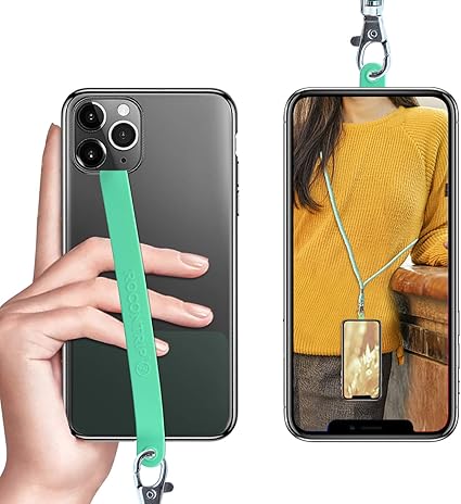 Amazon Co Jp 斜め掛けストラップ 伸びるフィンガーホルダー 3 In 1携帯ストラップ ナイロン製スマホストラップ 着る4つの方法 付き片手操作 着脱簡単 落下防止 忘れ物防止 多機種対応 グリーン 家電 カメラ