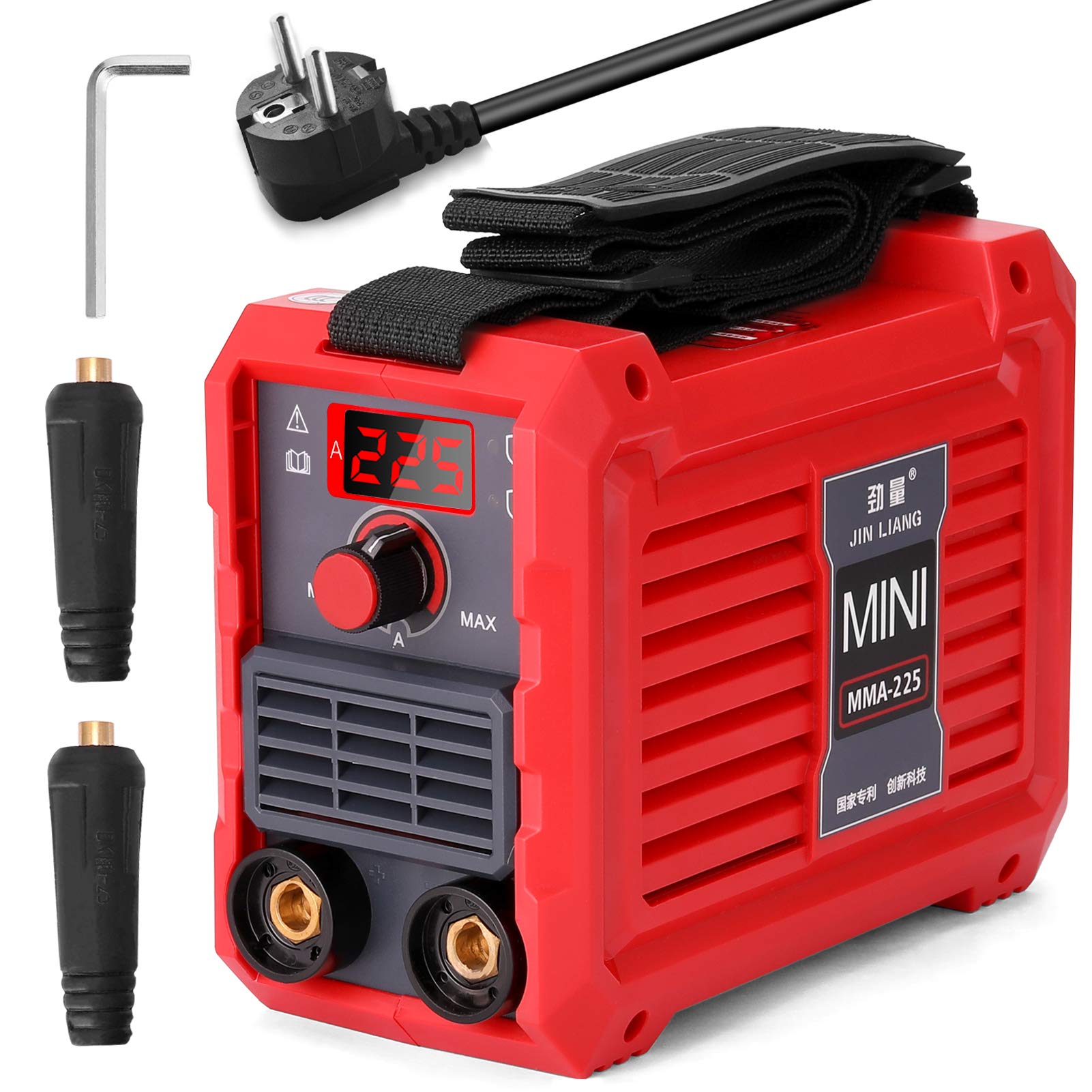 20-225A MMA-225 Electric Welding Machine Household Mini Inverter Portable 220V IGBT Digital Small Industrial Welding Machine
