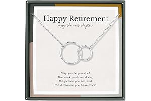Elegant Retirement Appreciation Necklace - A Timeless Token of Gratitude for Dedicated Educators