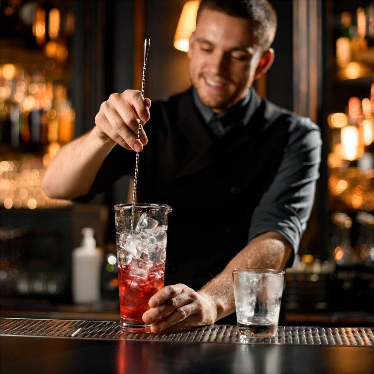 304 Stainless Steel Bar Spoon Mixing Spoon Mixed C... - Grandado