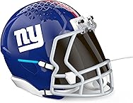 NFL Echo Dot Bundle: Includes Echo Dot | Charcoal and Limited-Edition NFL Helmet Stand | New York Giants