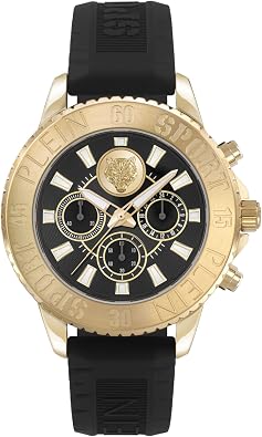 Plein Sport Glam Chrono Silicone Watch